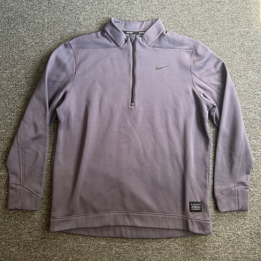 Men’s Nike Golf Purple Zip Up Size Large